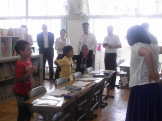 ブラジル領事館からの学校訪問 半田市立横川小学校
