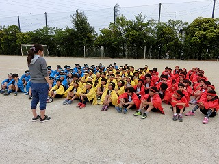よさこいソーラン 気合十分です 半田市立横川小学校
